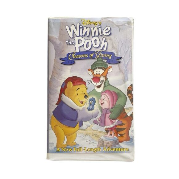 Disney’s Winnie the Pooh Seasons of Giving VHS Tape - Picture 1 of 5